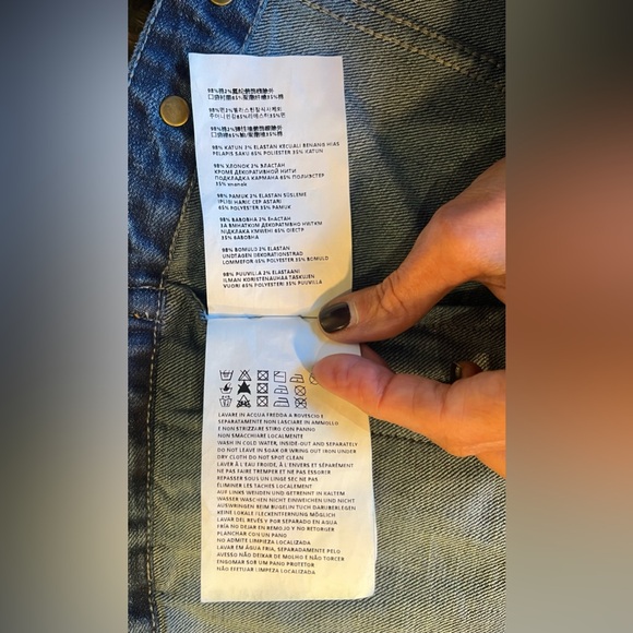 Miu Miu Cropped Stretch Denim Jacket - Size 36 - Picture 14 of 17